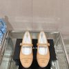 -24Ss Spring/Summer New Chanel Striped Cloth Mary Jane Single ShoesThis striped cloth Mary Jcrlir7qt