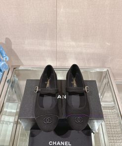 p -24Ss Spring/Summer New Chanel Striped Cloth Mary Jane Single ShoesThis striped cloth Mary9ddjsyrt