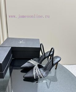 Giuseppe ZanottiGZ 2024s new rhinestone high heelsLacquer leather shoe headpiece with rhines8irgduq8