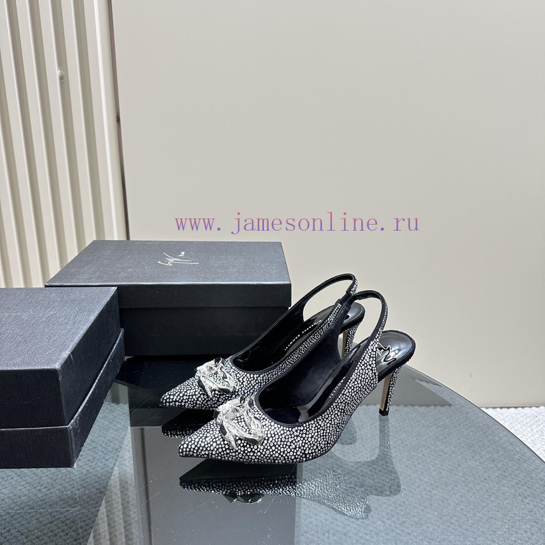 Giuseppe ZanottiGZ 2024s new rhinestone high heelsThe rhinestone heel wraps around Yangjing,zk0qsxsz