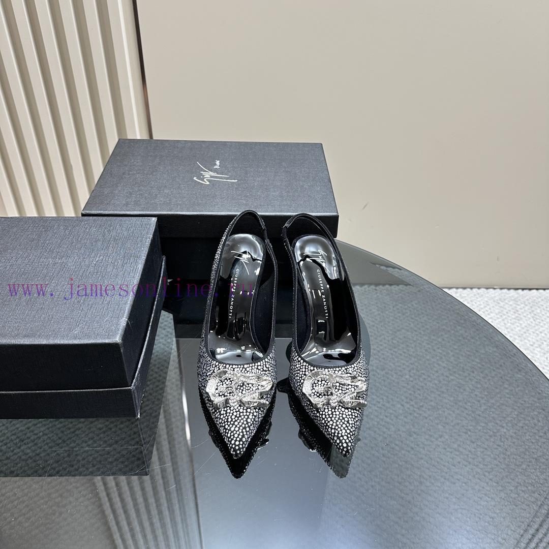 Giuseppe ZanottiGZ 2024s new rhinestone high heelsThe rhinestone heel wraps around Yangjing,zk0qsxsz - Image 3