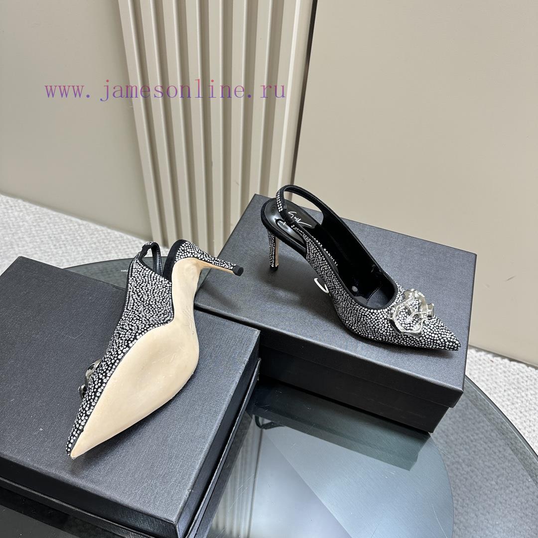 Giuseppe ZanottiGZ 2024s new rhinestone high heelsThe rhinestone heel wraps around Yangjing,zk0qsxsz - Image 5