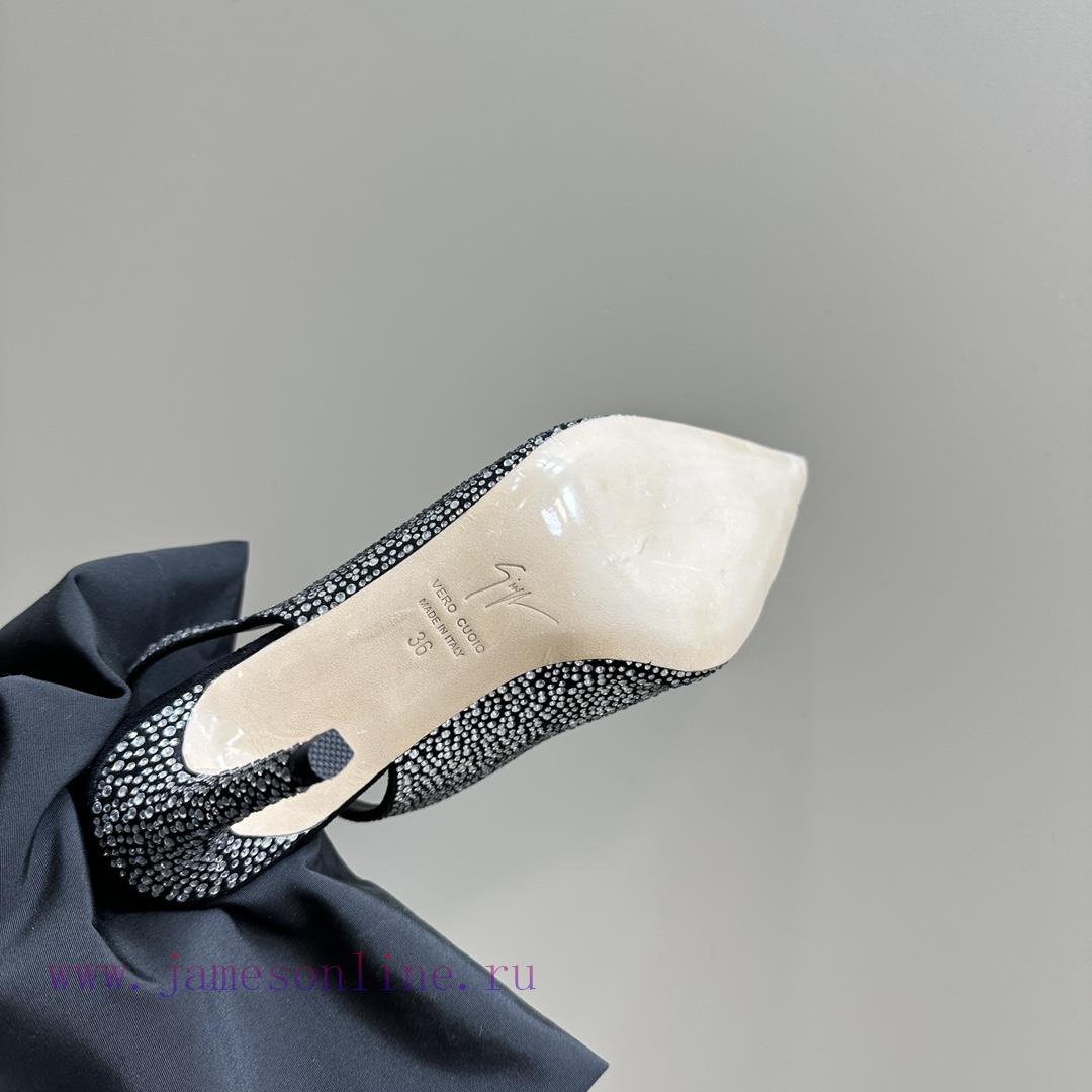 Giuseppe ZanottiGZ 2024s new rhinestone high heelsThe rhinestone heel wraps around Yangjing,zk0qsxsz - Image 10