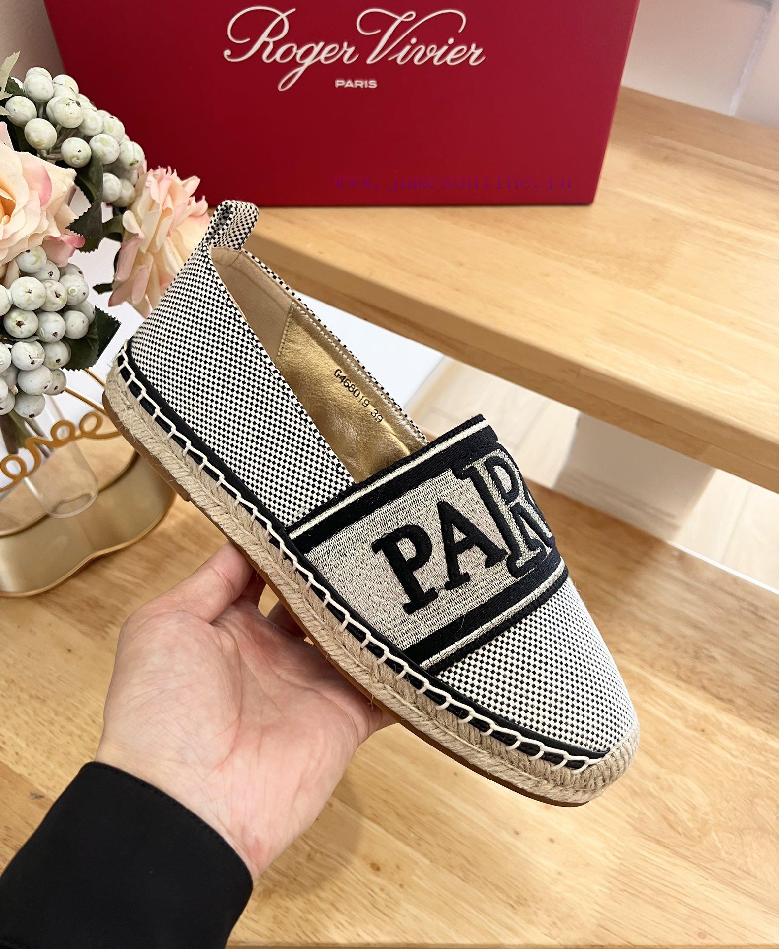 RV 24ss Early Spring New Product LOVES Paris Alphabet Embroidered Fisherman's ShoesHigh densu6rtmu0l - Image 6