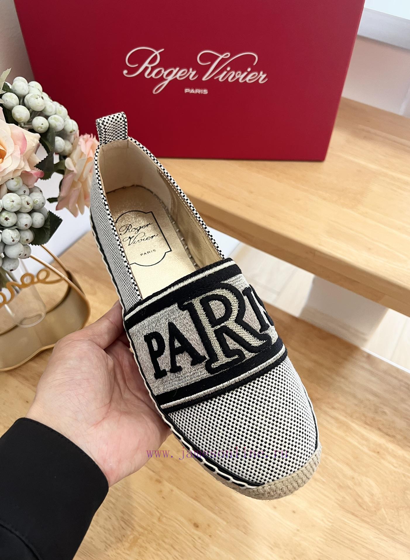 RV 24ss Early Spring New Product LOVES Paris Alphabet Embroidered Fisherman's ShoesHigh densu6rtmu0l - Image 7