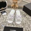 24Ss Chanel's new Chanel wedge slippers and sandals, even when going out for a walk, you shoi9zss5xw
