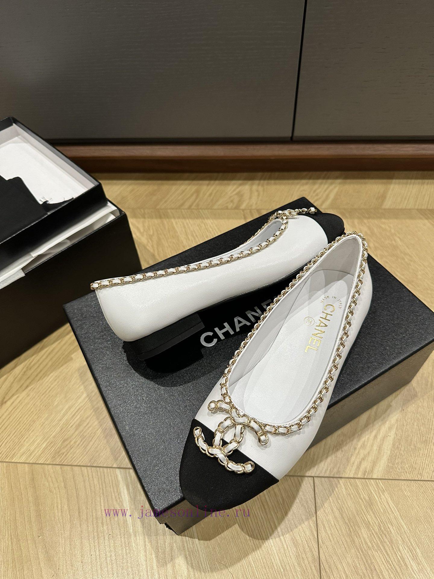Top qualityChanel 24ss new flat sole shoes ️Sheepskin inside//Handmade leather chain//Italia8f3k86j8 - Image 6