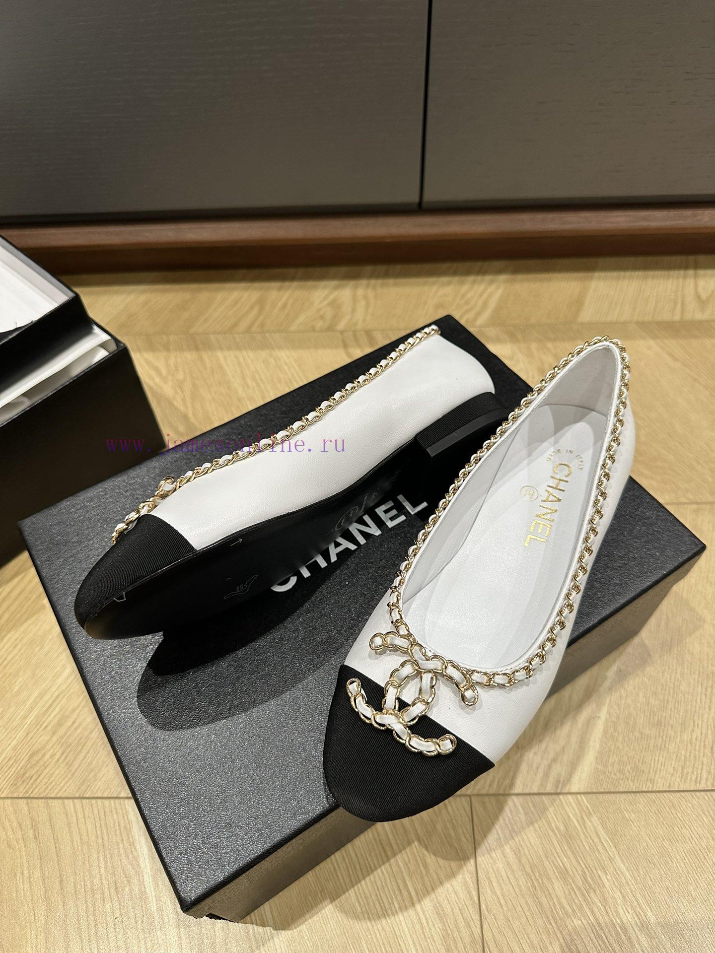 Top qualityChanel 24ss new flat sole shoes ️Sheepskin inside//Handmade leather chain//Italia8f3k86j8 - Image 7