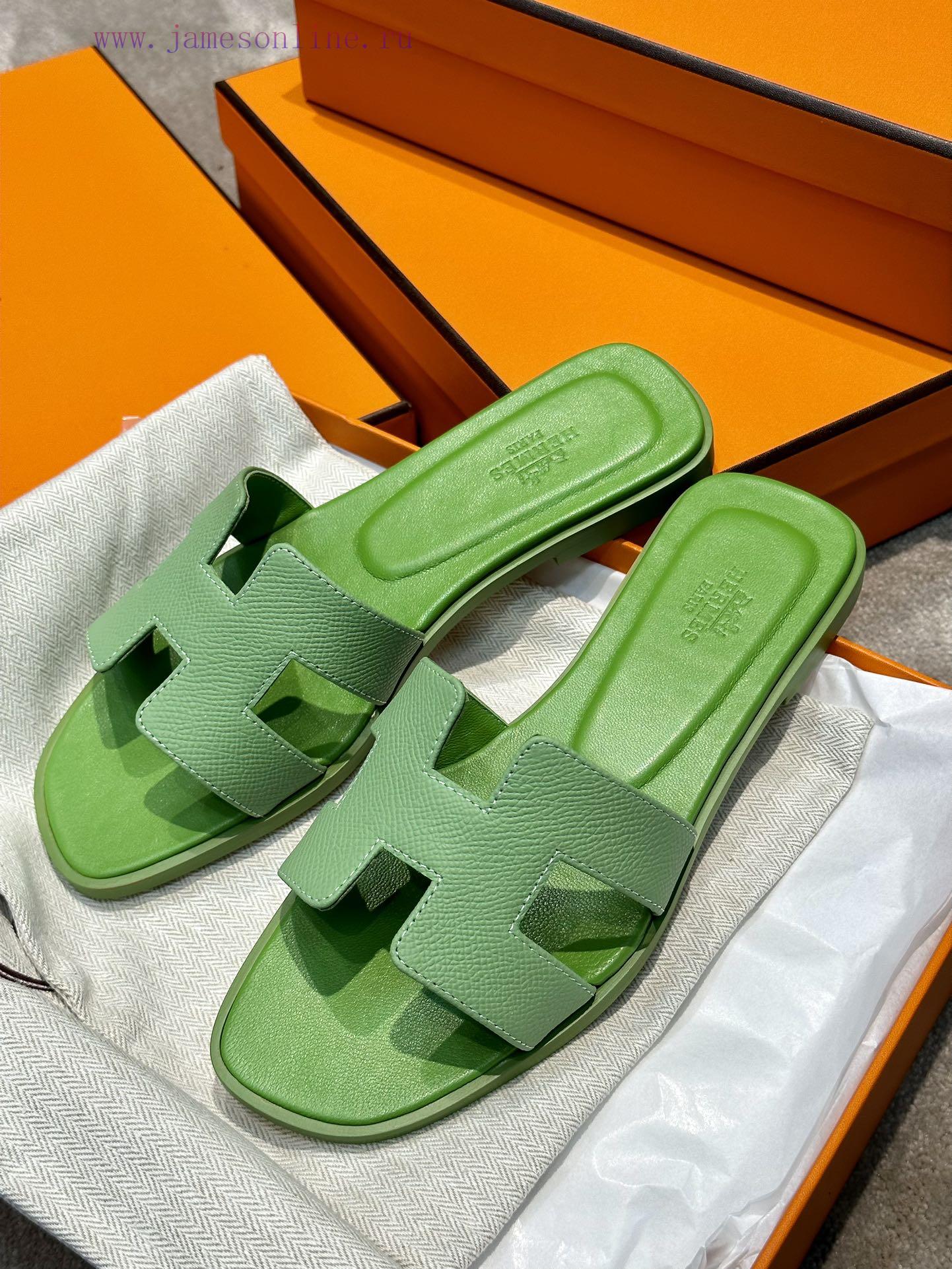 Top qualityherme…s ss24 new arrival~H Home Classic Oran Slippers 24 New ColorsThe color schen4c1q6zw - Image 3
