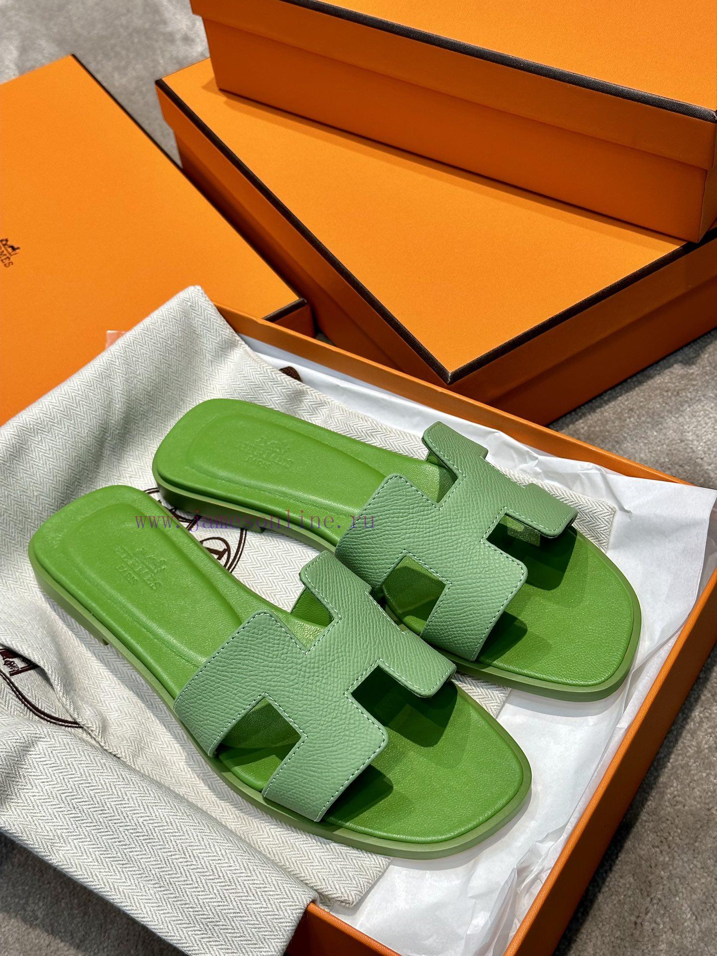 Top qualityherme…s ss24 new arrival~H Home Classic Oran Slippers 24 New ColorsThe color schen4c1q6zw - Image 4