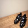 2024 new comme des garcons CDG Kawakubo Rei runway style small leather shoesIron shoes boundujr0rnfr