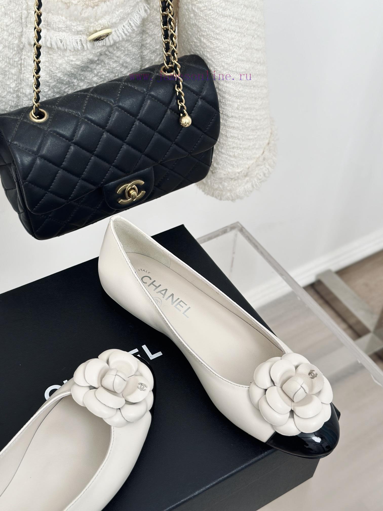 Chanel | Chanel 24c New ProductDouble C Mountain Camellia Single ShoesThe shoe upper is made3zd0kdim - Image 6