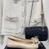 Chanel | Chanel 24c New ProductDouble C Mountain Camellia Single ShoesThe shoe upper is made567ncus6