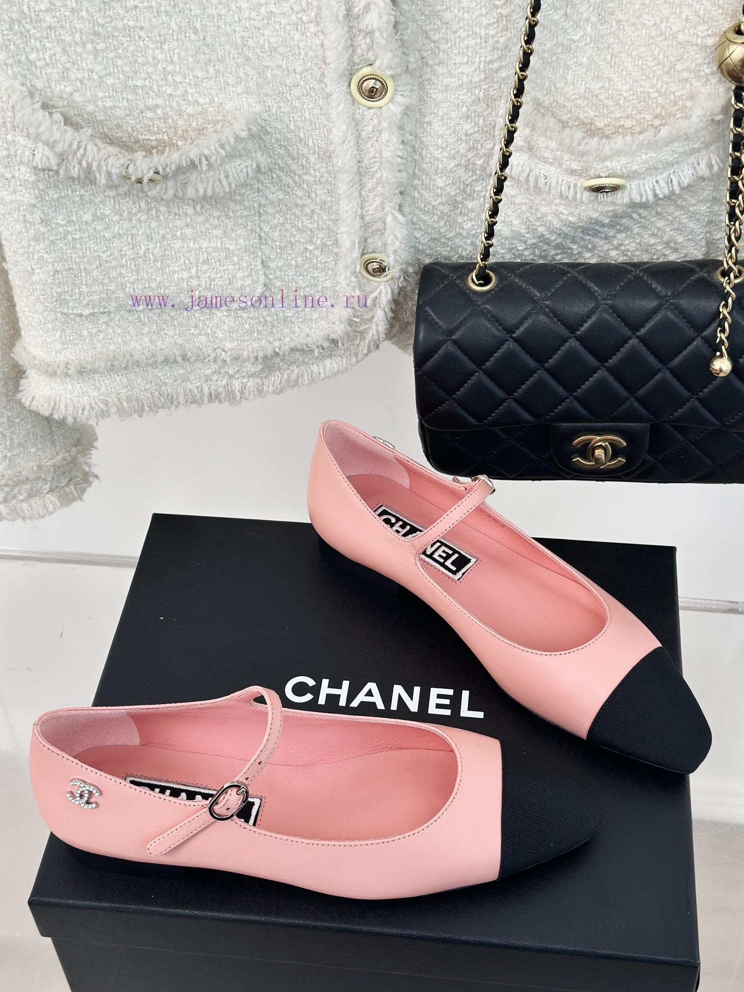 Chanel | Chanel 24S Early Spring New ProductRetro color blocked square toe Lizhen shoesThe Mfpdzuxqy - Image 4
