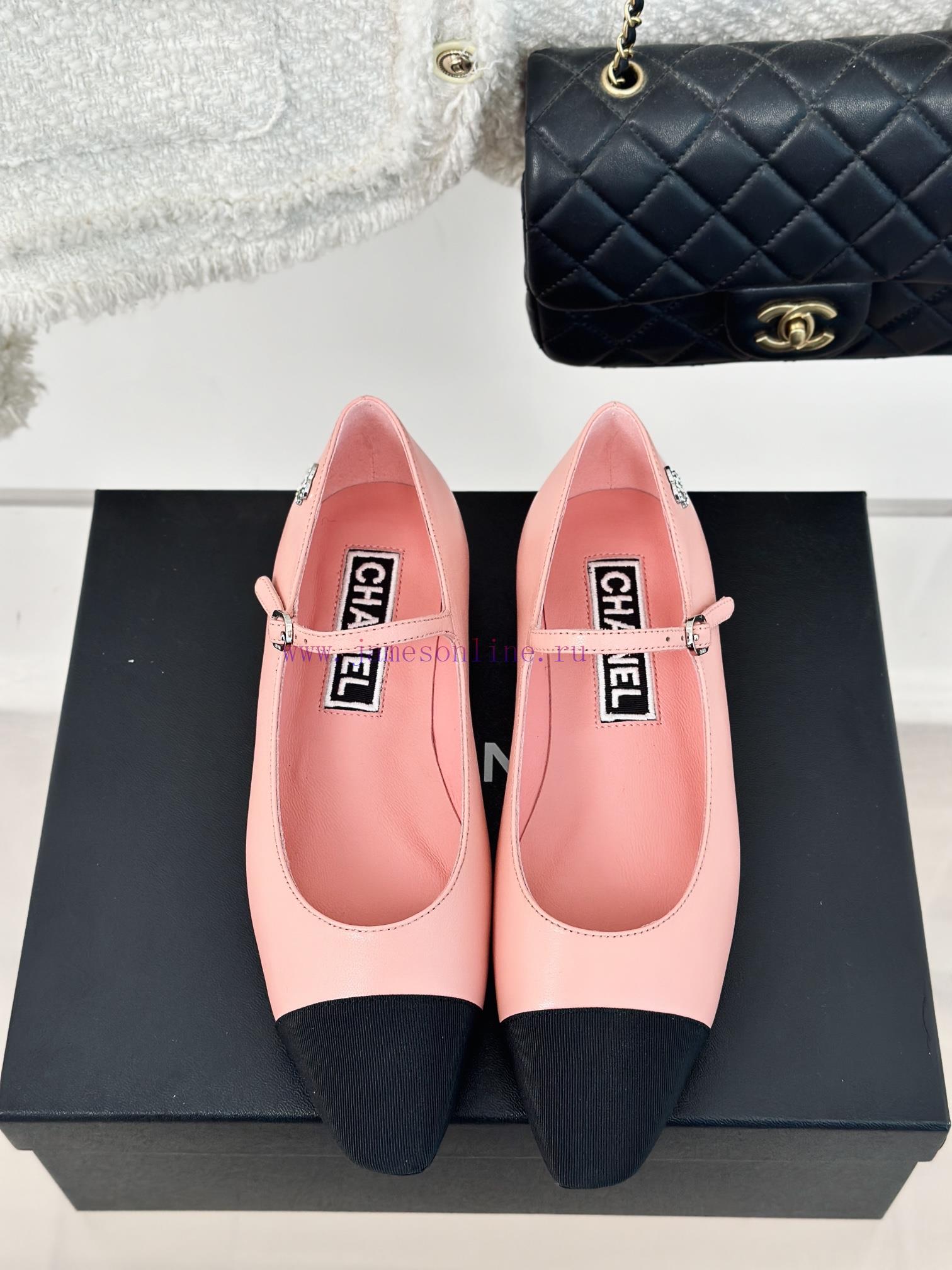 Chanel | Chanel 24S Early Spring New ProductRetro color blocked square toe Lizhen shoesThe Mfpdzuxqy - Image 5