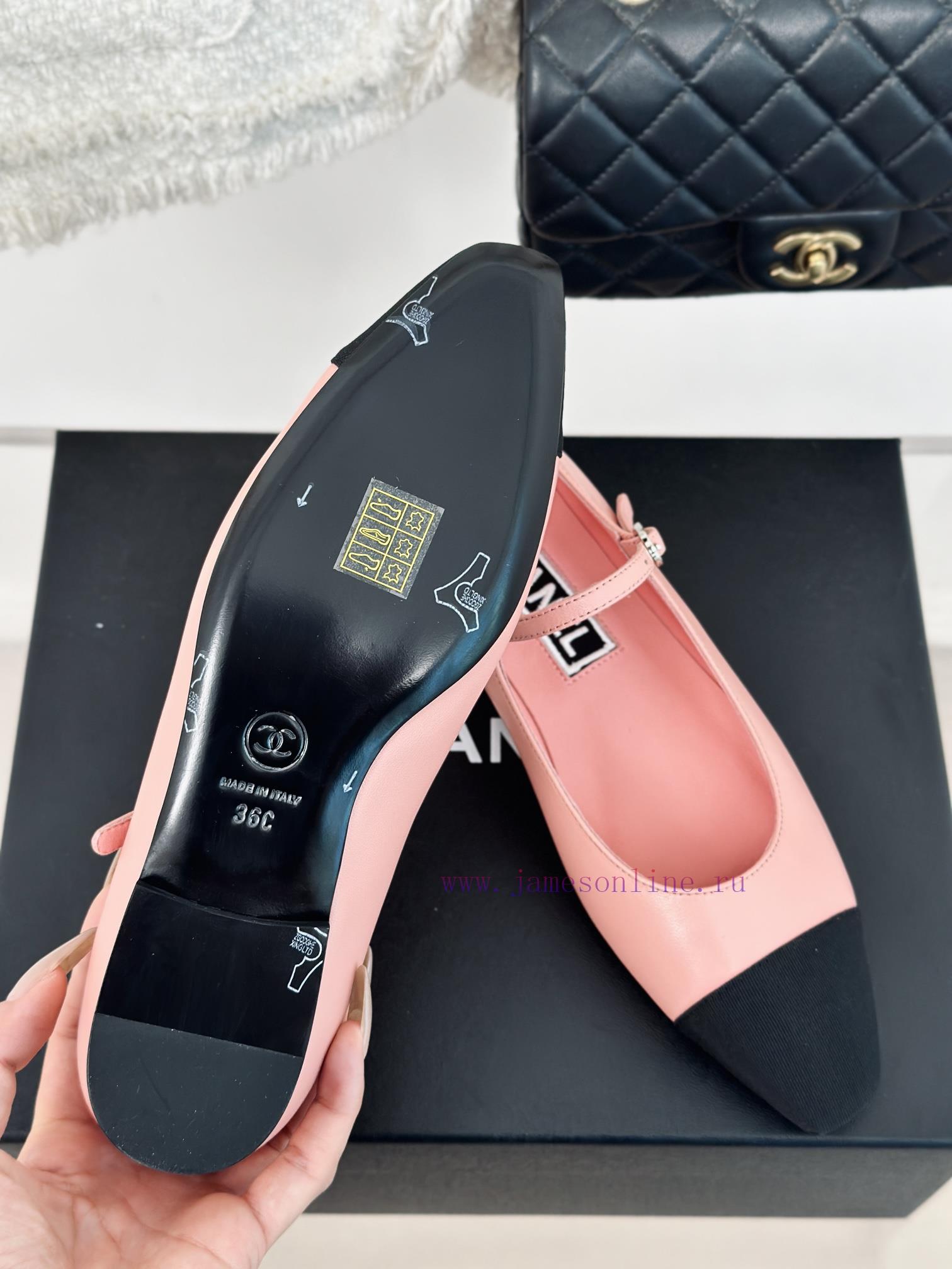 Chanel | Chanel 24S Early Spring New ProductRetro color blocked square toe Lizhen shoesThe Mfpdzuxqy - Image 10