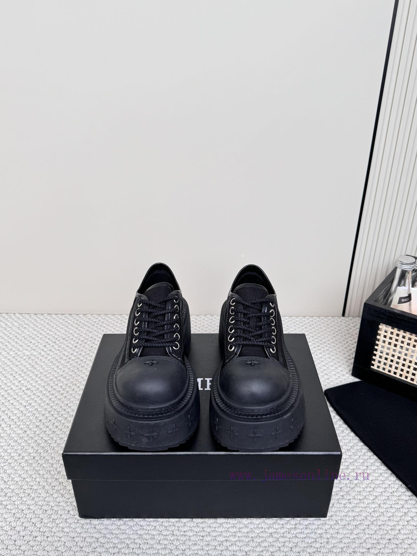 SMFK China-Chic Tide's latest popular cross flower big head thick soled derby shoesVersatilen5uz6y1l - Image 2