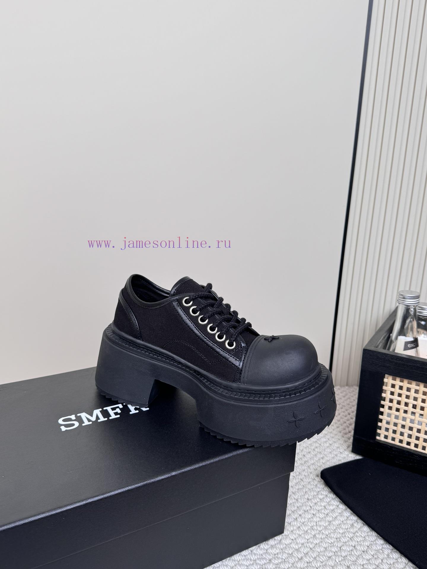 SMFK China-Chic Tide's latest popular cross flower big head thick soled derby shoesVersatilen5uz6y1l - Image 6