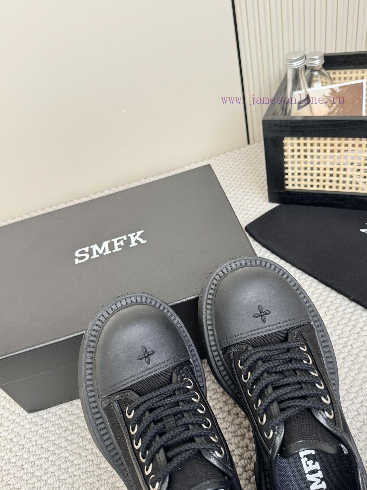 SMFK China-Chic Tide's latest popular cross flower big head thick soled derby shoesVersatilen5uz6y1l - Image 8