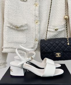 Chanel | Chanel 24C New ProductCoarse heeled sandalsThe shoe upper is made of imported lambsut9kg30q