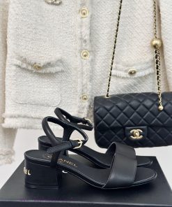 Chanel | Chanel 24C New ProductCoarse heeled sandalsThe shoe upper is made of imported lambsufjptv1f