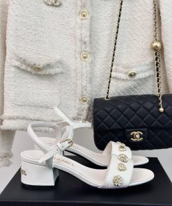 Chanel | Chanel 24C New ProductCoarse heeled sandalsThe shoe upper is made of imported lambsndmwm6su