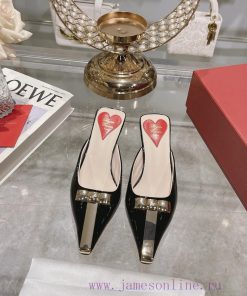 𝐑𝐨𝐠𝐞𝐫𝐕𝐢𝐯𝐢 * 24 Early Spring New Cat Heel Shoes Virgule Diamond Buckle High Heel Rear Loop wi6v7d6hnd