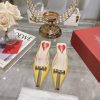 𝐑𝐨𝐠𝐞𝐫𝐕𝐢𝐯𝐢 * 24 Early Spring New Cat Heel Shoes Virgule Diamond Buckle High Heel Rear Loop wiffdvcfgd