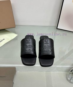 New product launched Burberry flat slippersChannel goods vulcanized one foot stepping Burbercnydq40w