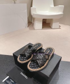 Purchasing grade𝗖𝗛 * 𝗔𝗡𝗟 | | 𝟐𝟎𝟐𝟒 Lazy person dragging 🩴 Chain shoesTop tier high-end qualitd89rwpce