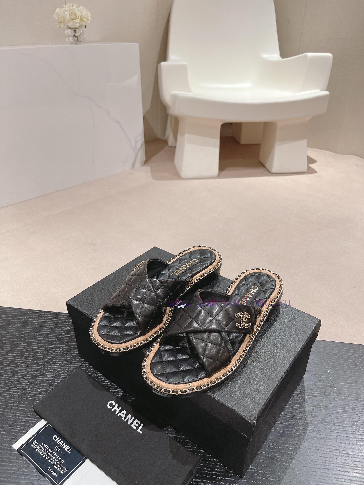 Purchasing grade𝗖𝗛 * 𝗔𝗡𝗟 | | 𝟐𝟎𝟐𝟒 Lazy person dragging 🩴 Chain shoesTop tier high-end qualitd89rwpce