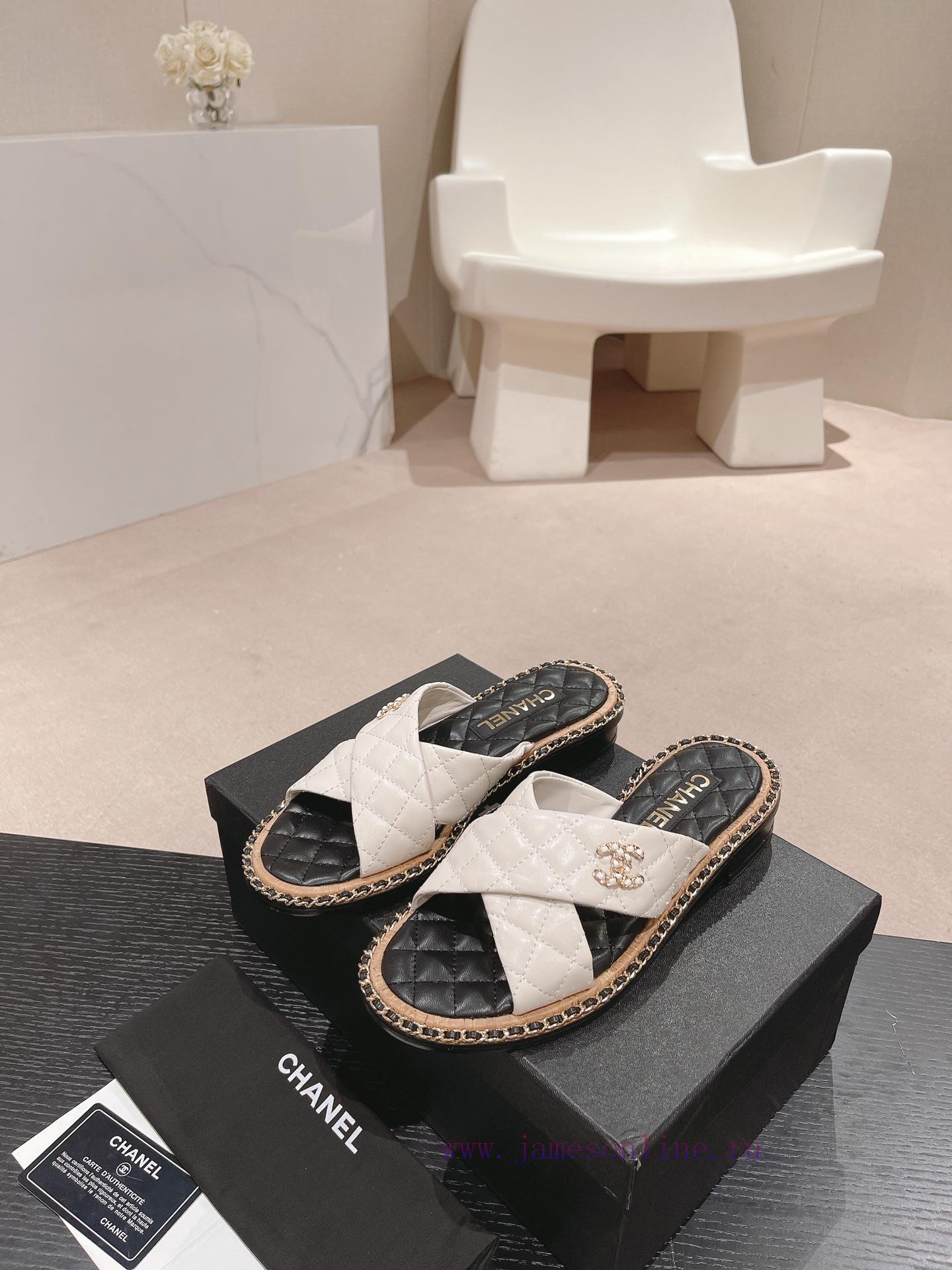 Purchasing grade𝗖𝗛 * 𝗔𝗡𝗟 | | 𝟐𝟎𝟐𝟒 Lazy person dragging 🩴 Chain shoesTop tier high-end qualitxm1aib4p