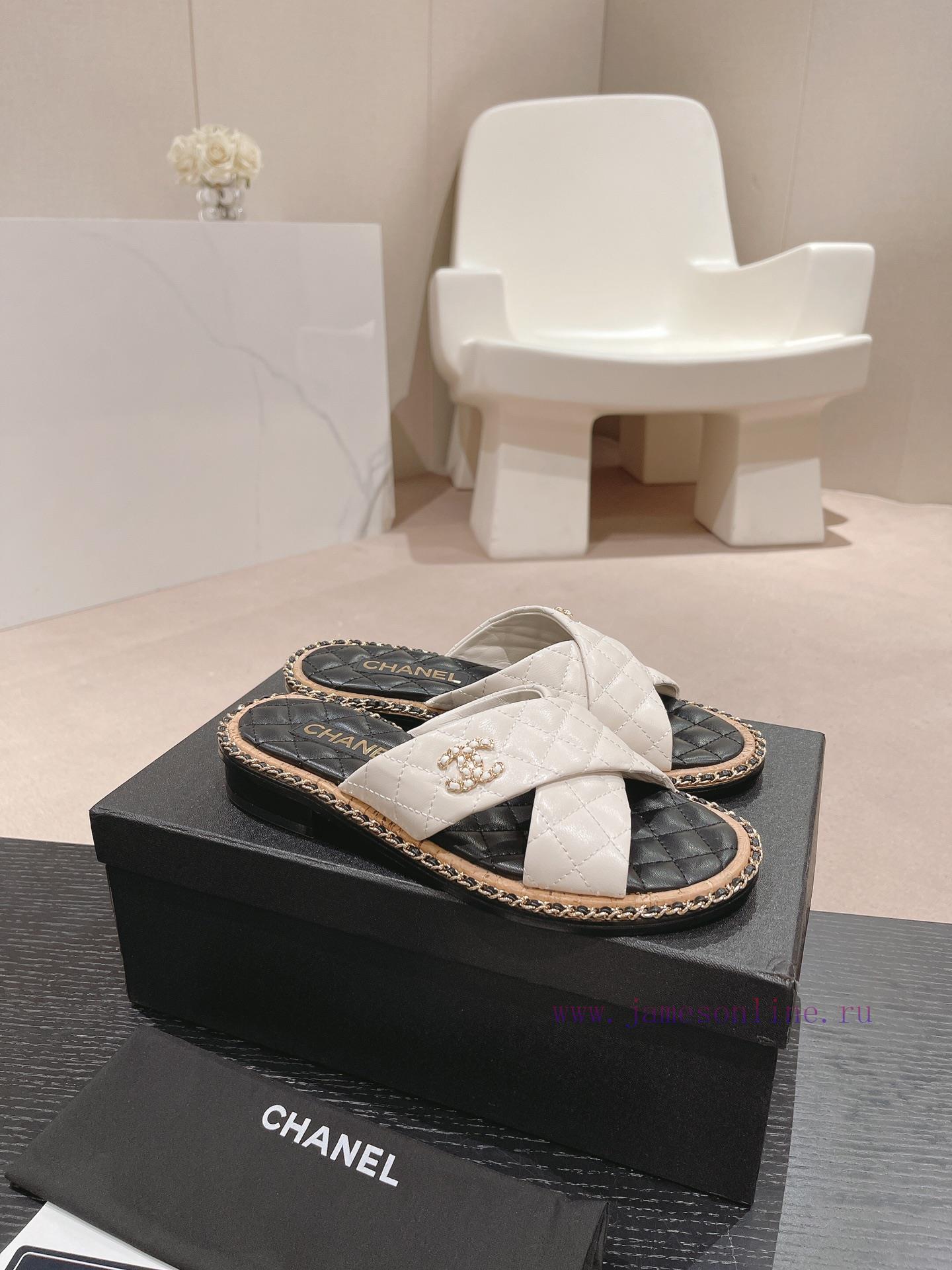 Purchasing grade𝗖𝗛 * 𝗔𝗡𝗟 | | 𝟐𝟎𝟐𝟒 Lazy person dragging 🩴 Chain shoesTop tier high-end qualitxm1aib4p - Image 3