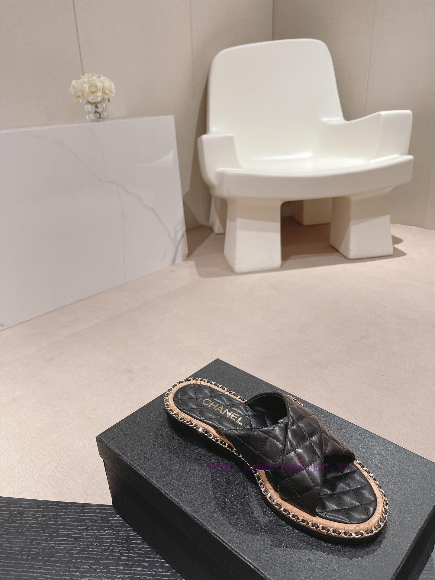 Purchasing grade𝗖𝗛 * 𝗔𝗡𝗟 | | 𝟐𝟎𝟐𝟒 Lazy person dragging 🩴 Chain shoesTop tier high-end qualitd89rwpce - Image 6