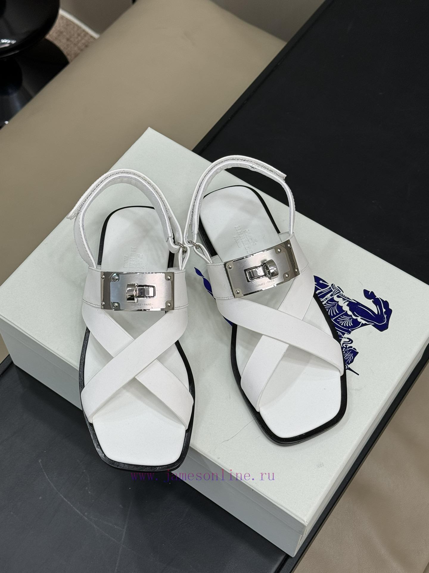 Hermes ss24 new arrival-~H Home's 2024 Spring/Summer Sandals New Product, Wide Kelly Buckle,3mc4x49h - Image 3