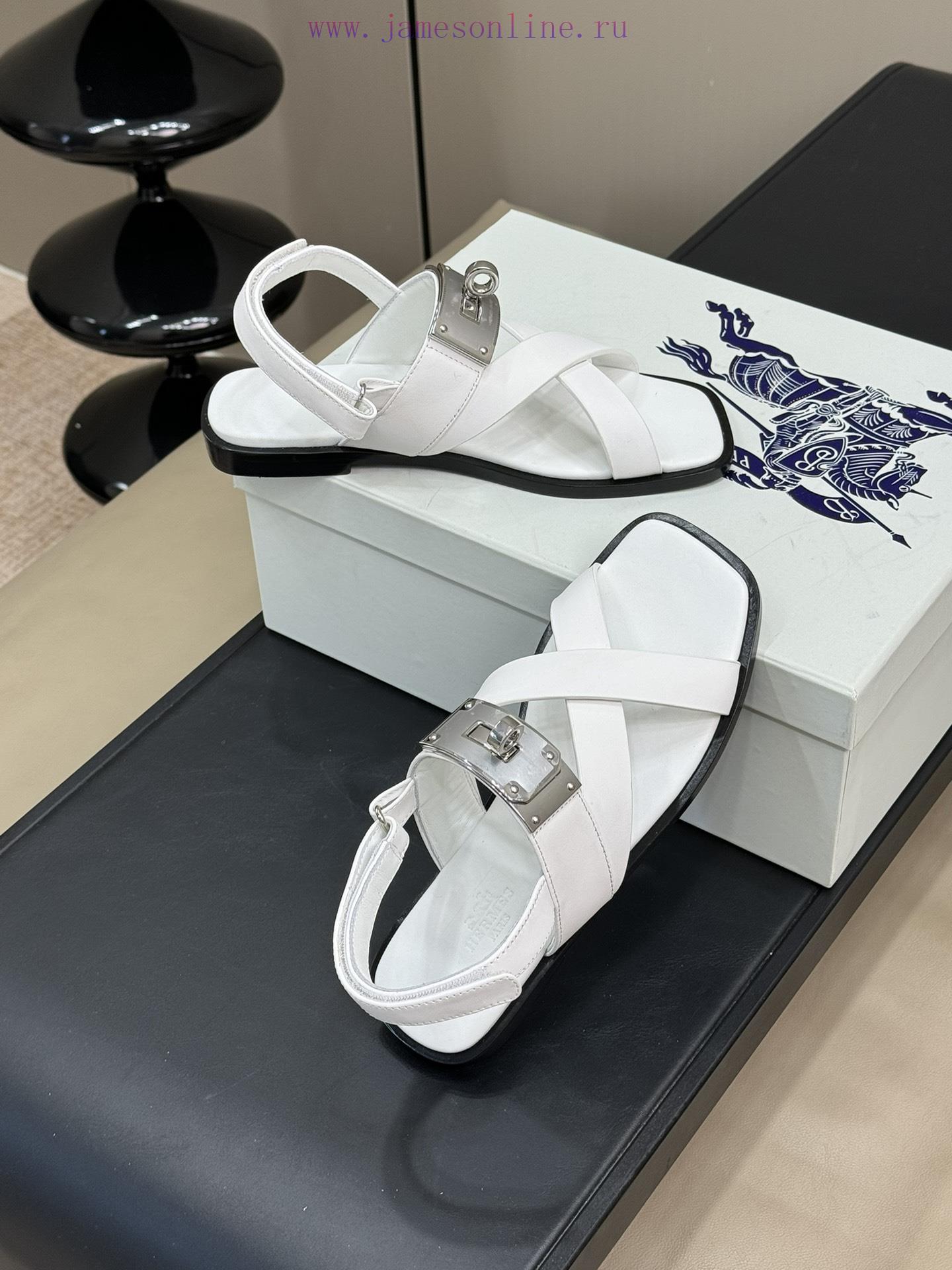 Hermes ss24 new arrival-~H Home's 2024 Spring/Summer Sandals New Product, Wide Kelly Buckle,3mc4x49h - Image 4