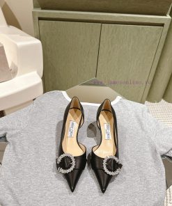 | ²⁰²4 𝐬𝐬  🤍🤎Spring/Summer C Diamond Buckle Pointed Jimmy Choo Sheepskin Single Shoes withbgaevdms