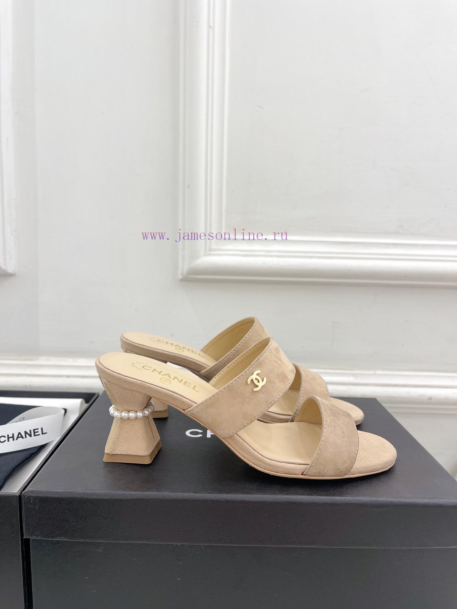 ️𝐂𝐇𝐀𝐍𝐄* 🦋 2024 Early Spring New Product Classic Pearl Heel Slippers Series Newly Released 〰Twywsefd2 - Image 7