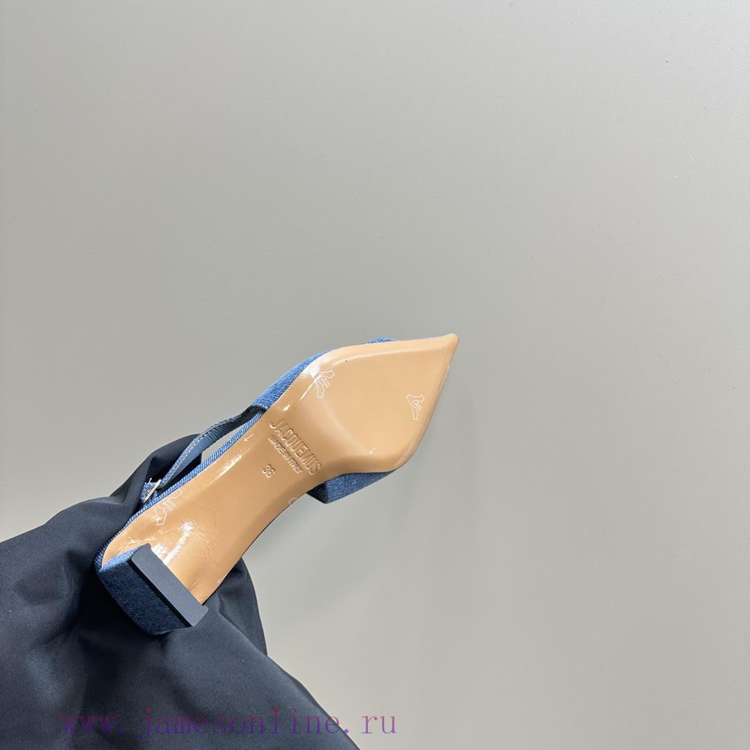 JACQUEMUS designer brand SND minimalist pointed toe women's high heelsBow decoration with po8y2ldoq6 - Image 10