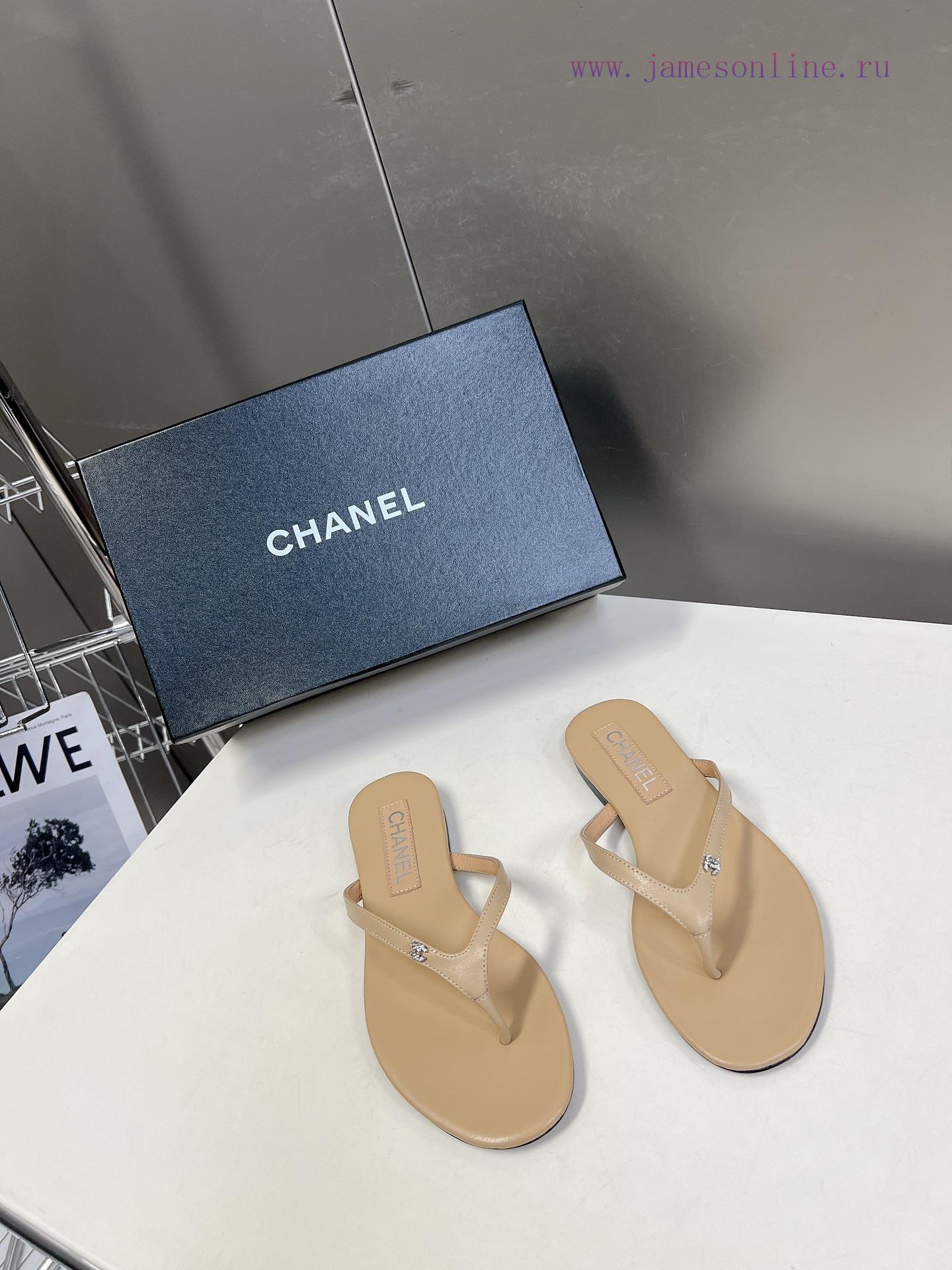 CHANEL | Chanel 24c Spring/Summer New Product Double C Flip flopsThe blockbuster has been imjcp2ipyv