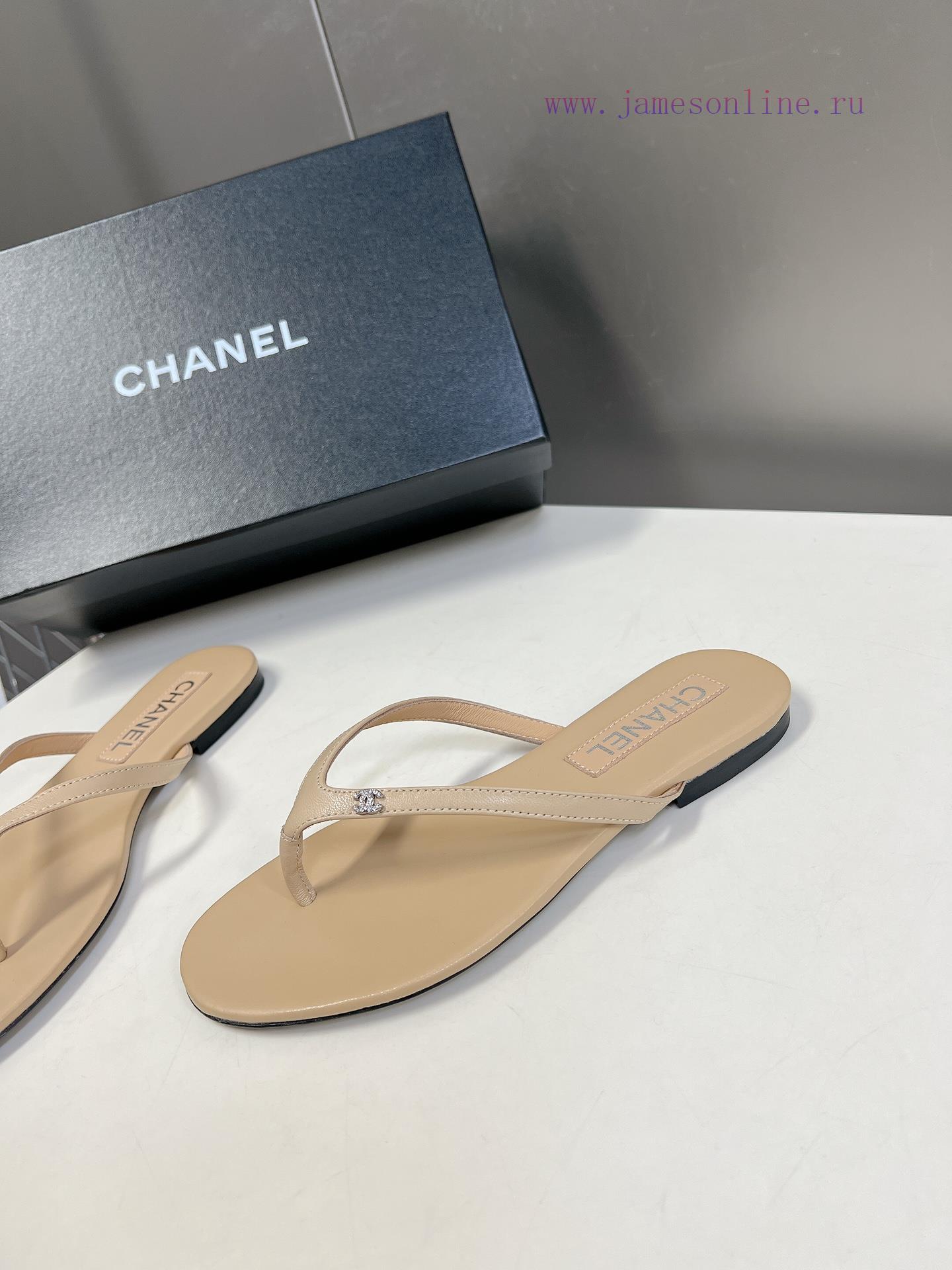 CHANEL | Chanel 24c Spring/Summer New Product Double C Flip flopsThe blockbuster has been imjcp2ipyv - Image 4