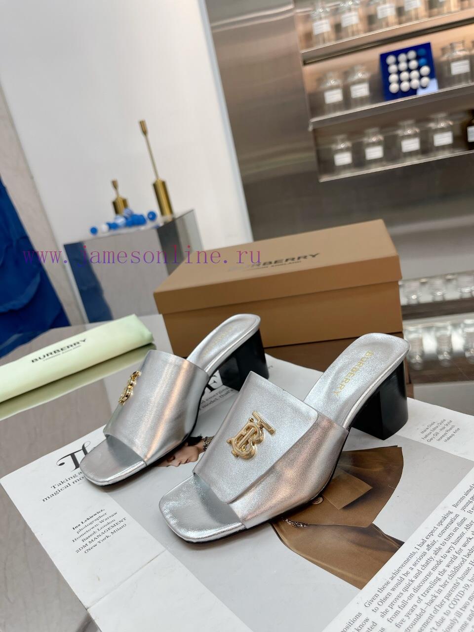New Product Launch ️ Burberry Thick Heels and Flat Slippers Channel Goods Vulcanized One Ste6hvbk6di - Image 2