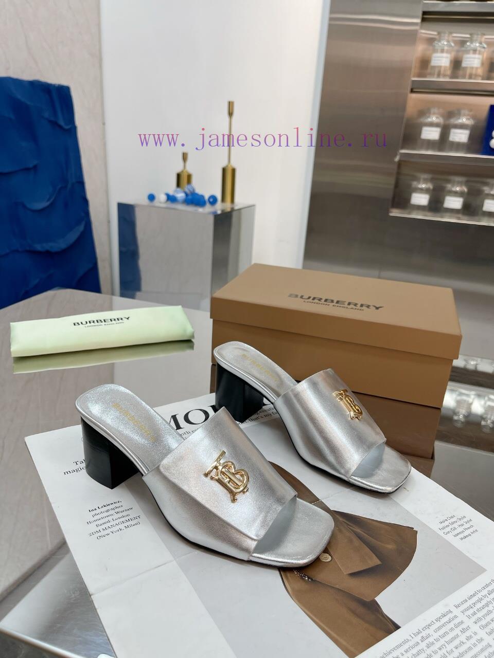 New Product Launch ️ Burberry Thick Heels and Flat Slippers Channel Goods Vulcanized One Ste6hvbk6di - Image 3