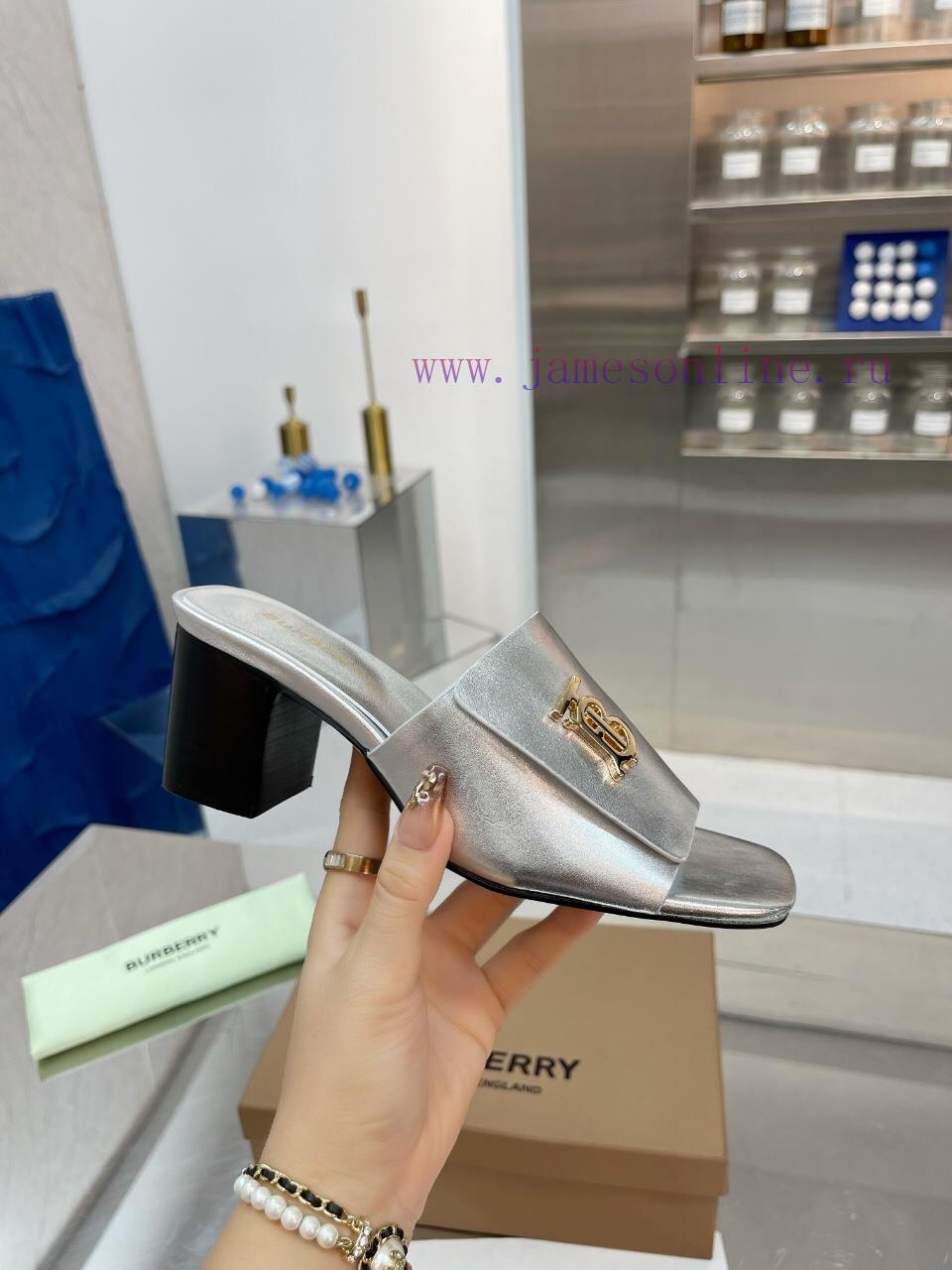 New Product Launch ️ Burberry Thick Heels and Flat Slippers Channel Goods Vulcanized One Ste6hvbk6di - Image 7