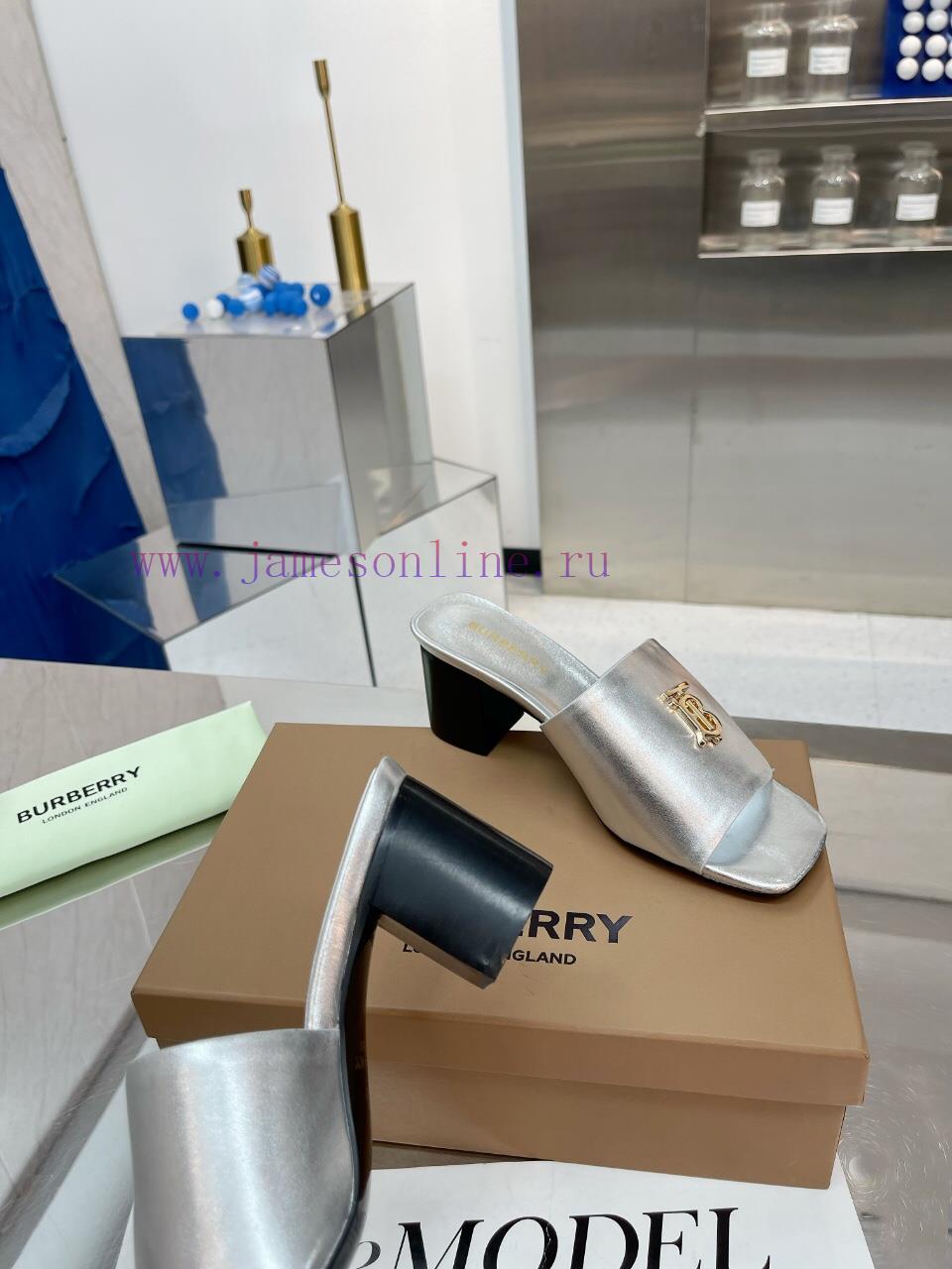 New Product Launch ️ Burberry Thick Heels and Flat Slippers Channel Goods Vulcanized One Ste6hvbk6di - Image 8