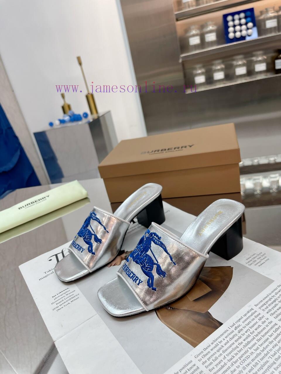 New Product Launch ️ Burberry Thick Heels and Flat Slippers Channel Goods Vulcanized One Ste9p93sy9c - Image 2