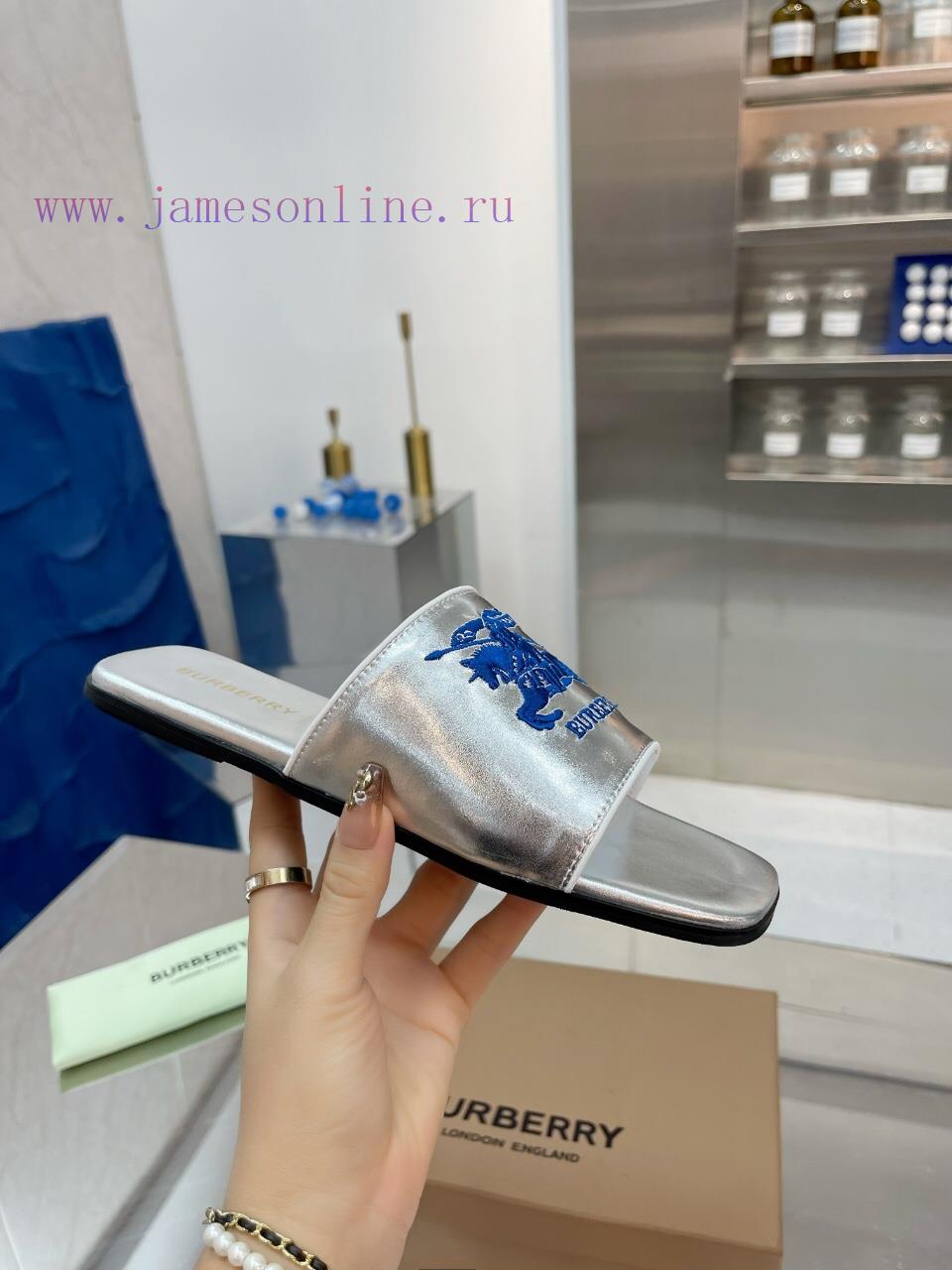 New Product Launch ️ Burberry Thick Heels and Flat Slippers Channel Goods Vulcanized One Ste0gni9a80 - Image 6