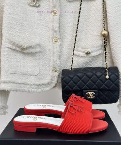 Chanel | Chanel 24P New ProductBow tie double C slippersThe shoe upper is made of special farf6hx5fh