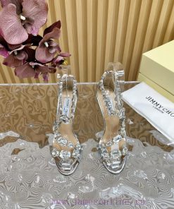 Jimmy Choo 2024/𝐒𝐒𝐧𝐞𝐰 Spring/Summer New High Heels Super No Super Sparkling Diamond High Heey7x9b4cs