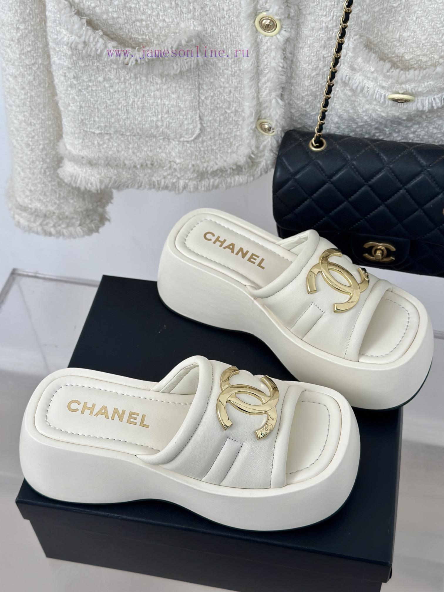 Chanel | Chanel 24P Early Spring New ProductBig pair of thick soled slippersA must-have for y4j92wqr - Image 4